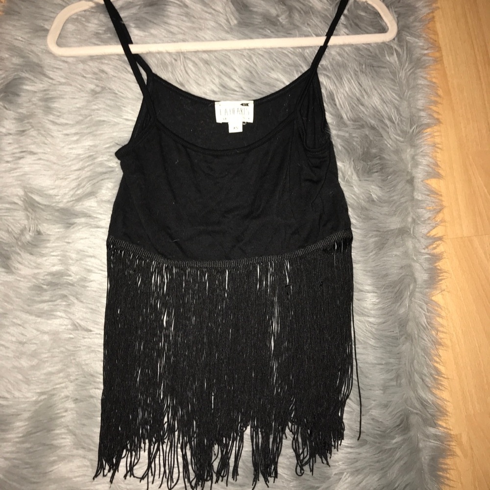 LA HEARTS CROP TOP